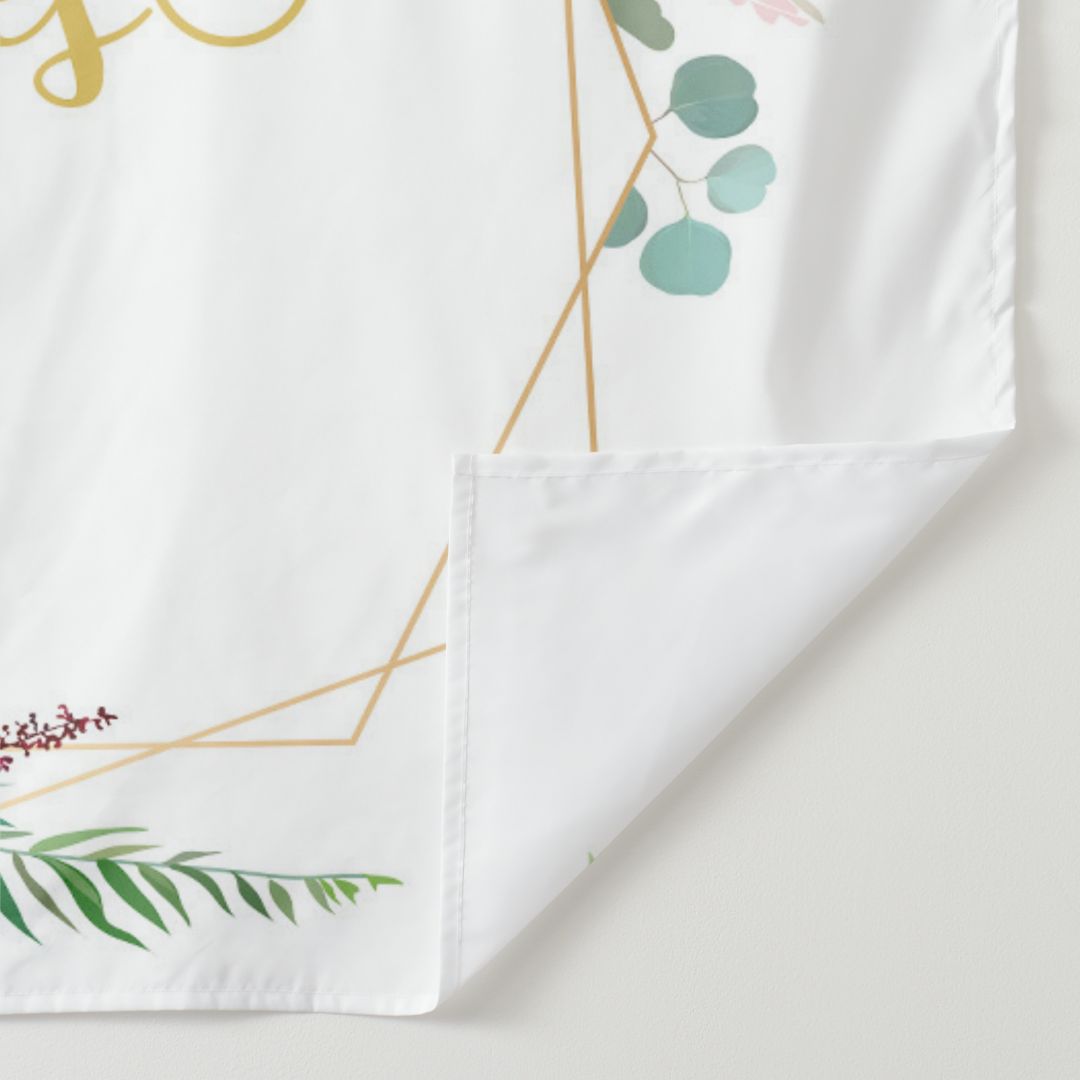 Lofaris Personalized She Said Yes Photo Wedding Backdrop