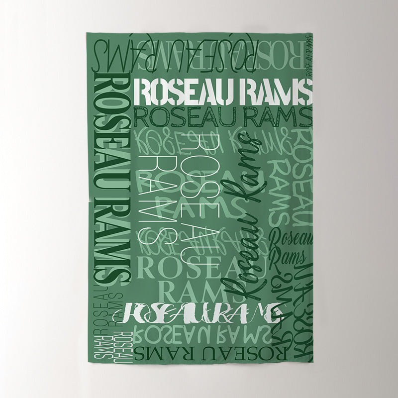 Lofaris Personalized Throws With Name Evergreen Blanket Gift