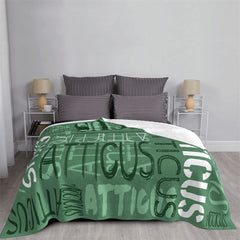Lofaris Personalized Throws With Name Evergreen Blanket Gift
