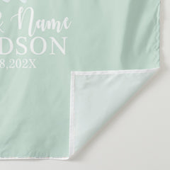 Lofaris Personalized Tropical Floral Wedding Backdrop