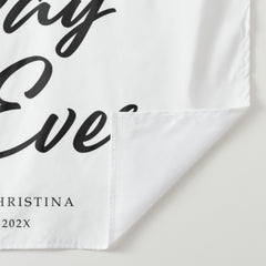 Lofaris Personalized Wedding Ceremony Backdrop with Calligraphy