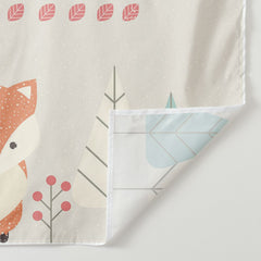 Lofaris Personalized Woodland Baby Shower Backdrop with Animals