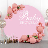 Lofaris Pure Pink Backdrop For Girls Baby Shower Party Banner