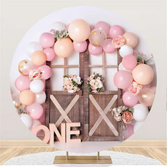 Blue And Pink Bow Gender Reveal Baby Shower Backdrop