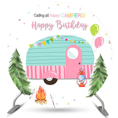 Fresh Prince Graffiti Wall Round Baby Shower Backdrop