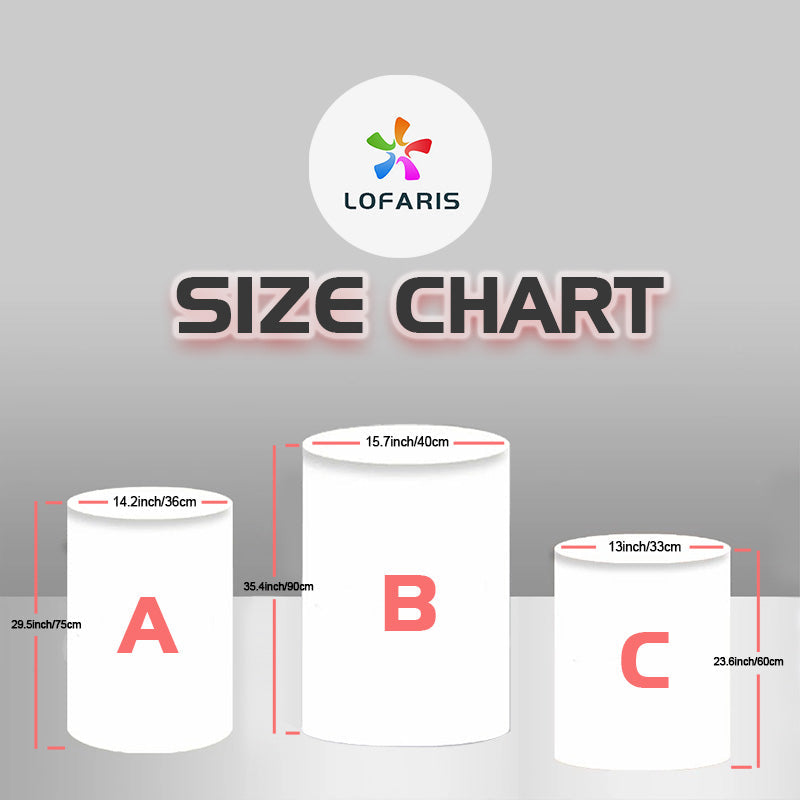 Lofaris Pink Floral And Unicorn Round Birthday Backdrop Kit