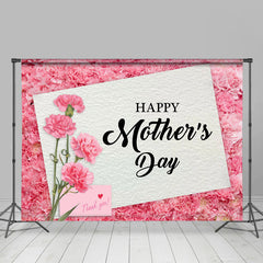Lofaris Pink Floral Envelope Thank You Mothers Day Backdrop