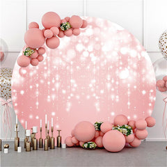 Welcome Our Little Princess Round Baby Shower Backdrop