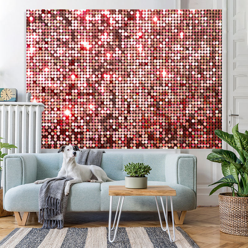 Lofaris Pink Glitter Bokeh Spot Birthday Backdrop For Girl