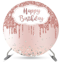 Sweet As A Peach And So Much Fun Round Backdrop For Girl