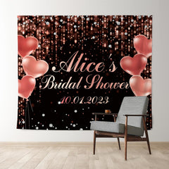 Lofaris Pink Love Balloons Bride To Be Bridal Shower Backdrop