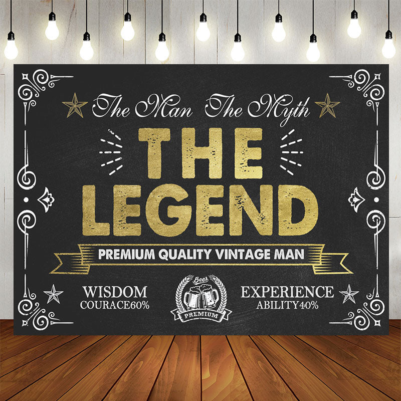 Lofaris Premium Quality Vintage Man Europe Classic Backdrop