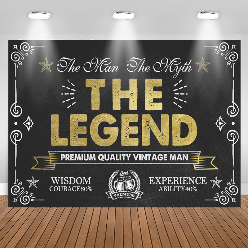 Lofaris Premium Quality Vintage Man Europe Classic Backdrop
