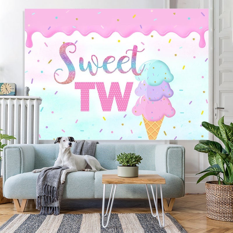 Lofaris Princess 2nd Birthday Party Photo Decoration Backdrop