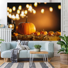 Lofaris Pumpkin Warm Light Bokeh Photoshoot Backdrop