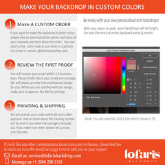Lofaris Pure Color Arched Backdrop Set Double Sided Tension Fabric Cover