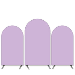 Lofaris Pure Color Theme Light Purple Birthday Arch Backdrop Kit