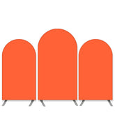 Lofaris Pure Color Theme Orange Birthday Party Arch Backdrop Kit