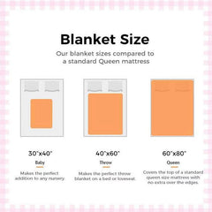 Lofaris Pure White Fleece 300GSM Bed Couch Throw Blanket For Kids