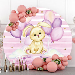 Gold Bachelor Cap And Star Round Graduation Backdrop