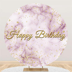 Red Floral Circle Fox Cartoon Round Backdrops for Girls