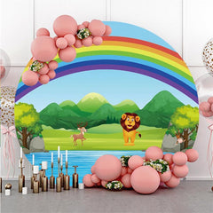 White And Pink Flowers Wooden Happy Birthday Backdrop