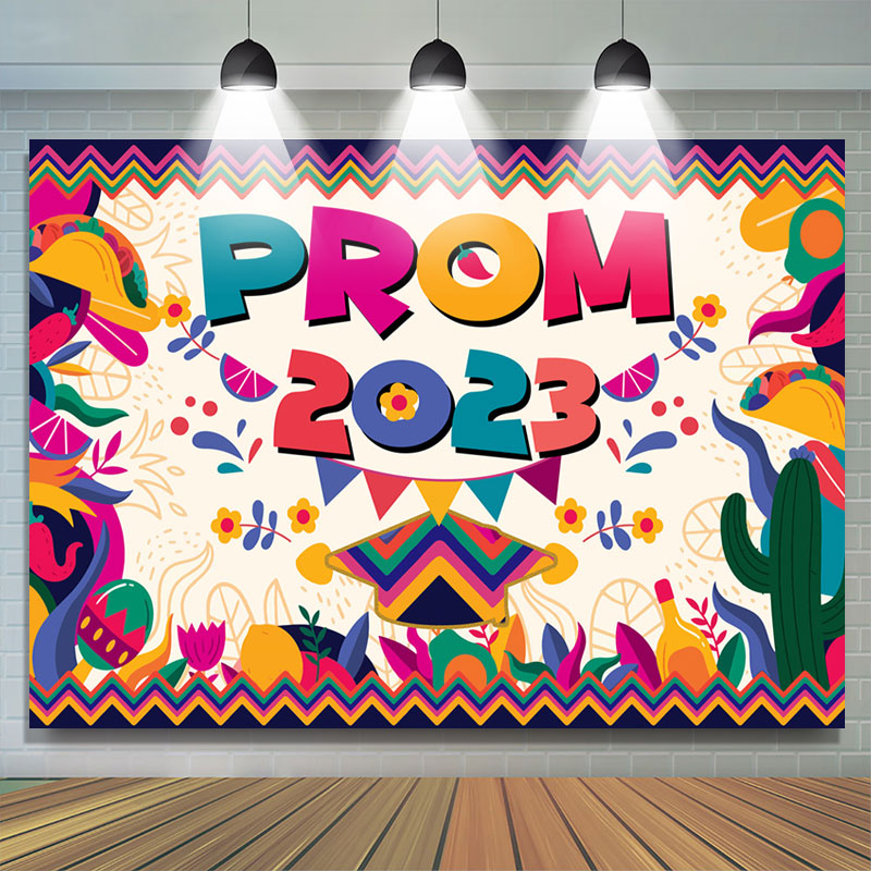 Lofaris Rainbow Stripes Easter Theme Beige Prom 2023 Backdrop