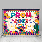 Lofaris Rainbow Stripes Easter Theme Beige Prom 2023 Backdrop