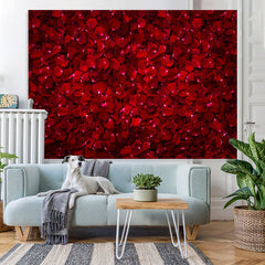 Lofaris Red Roses Theme Birthday Party Backdrop For Women