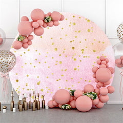 Hedgehog Flower And Butterfly Themed Circle Backdrop