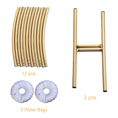 Lofaris Round Metal Sturdy Backdrop Stand for Decoration