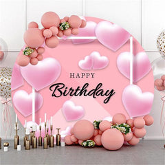 Pink Floral And Animal Baby Shower For Circle Backdrop