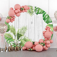 Bride To Be Pink Circle Wedding Backdrop For Party