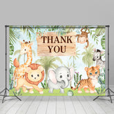 Lofaris Safari Forest Thank You Happy Mothers Day Backdrop
