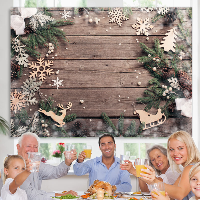 Lofaris Simple And Substantial Winter Backdrop For Christmas