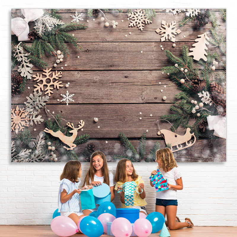 Lofaris Simple And Substantial Winter Backdrop For Christmas