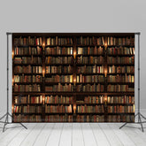 Lofaris Simple Bookshelf Lights Back to school Backdrop