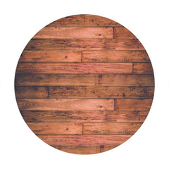 Lofaris Simple Circle Wood Baby Shower Backdrop Decoration
