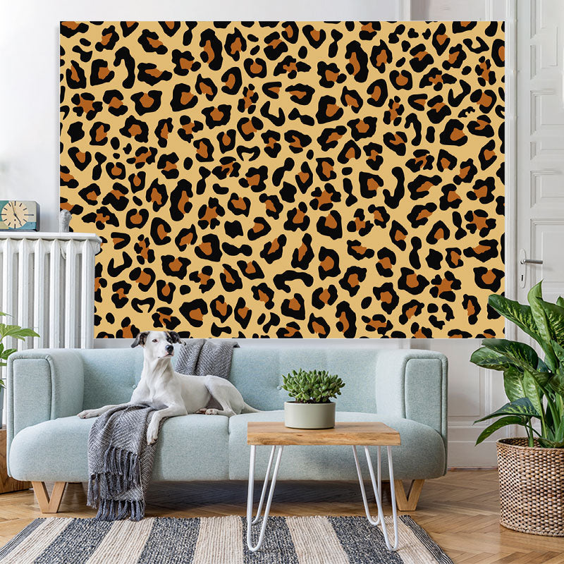 Lofaris Simple Leopattern Happy Birthday Backdrop For Woman