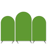 Lofaris Simple Pure Green Theme Birthday Arch Backdrop Kit