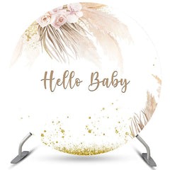 Round Disco Gender Reveal Party Baby Shower Backdrop