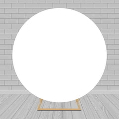 Glitter Balloons And Bear Round Baby Shower Backdrop