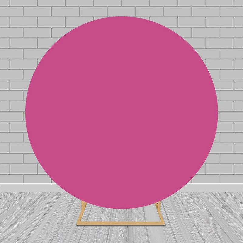 Lofaris Solid Color Round Backdrop Circle Covers for Party