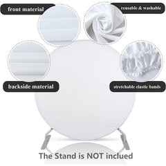 Lofaris Solid Color Round Backdrop Circle Covers for Party