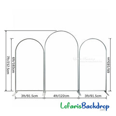 Lofaris Solid Rose Garnet Red Combination Arch Backdrop Kit
