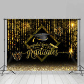 Lofaris Spark Bokeh Congratutaions Graduates Backdrop