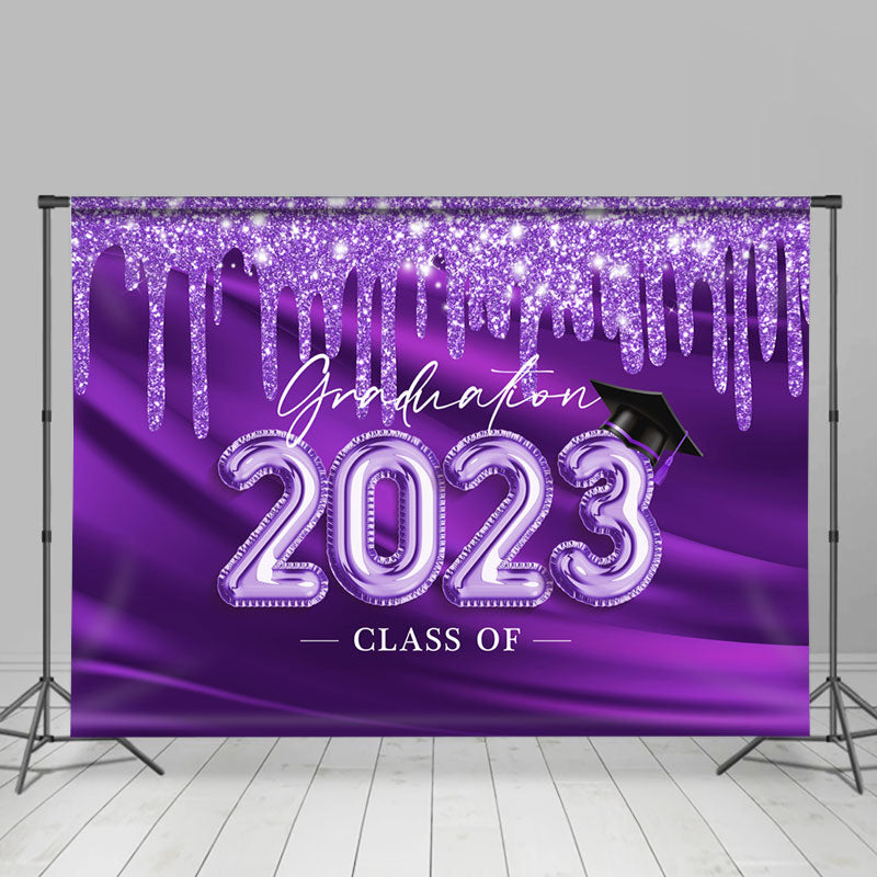 Lofaris Special Balloon Of 2023 Happy Graduation Backdrop