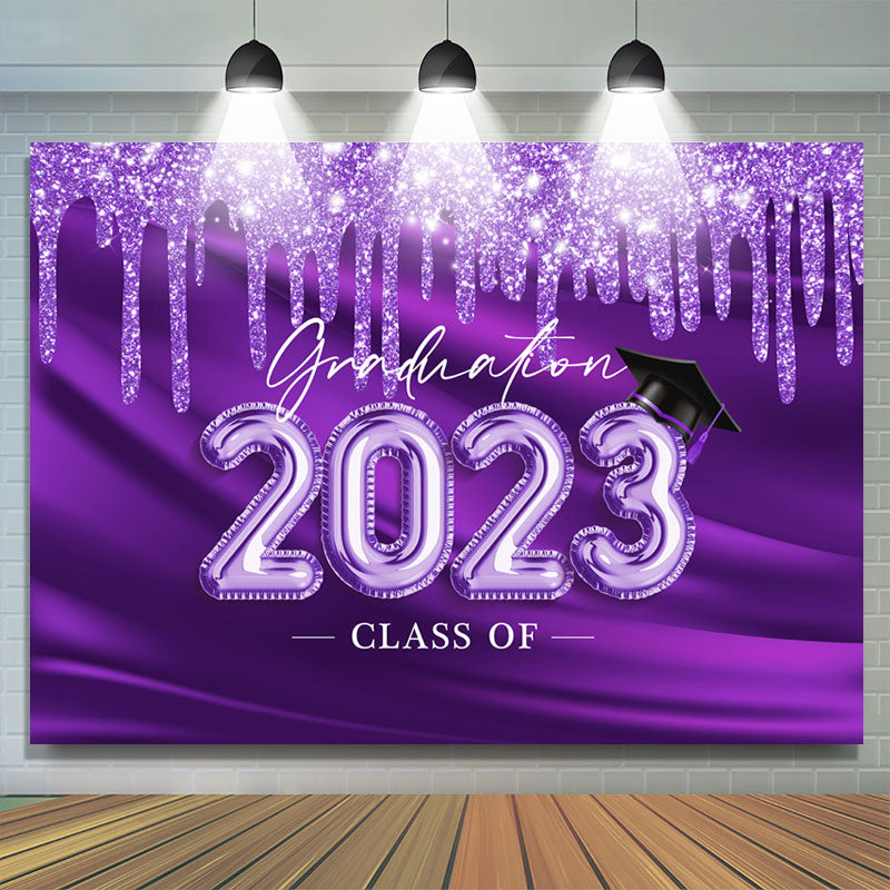 Lofaris Special Balloon Of 2023 Happy Graduation Backdrop