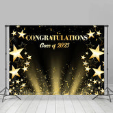 Lofaris Star Ribbon Congratulations Class Of 2023 Backdrop