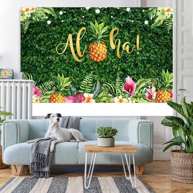 Lofaris Summer Aloha Photoshoot backgruonds for BabyShower